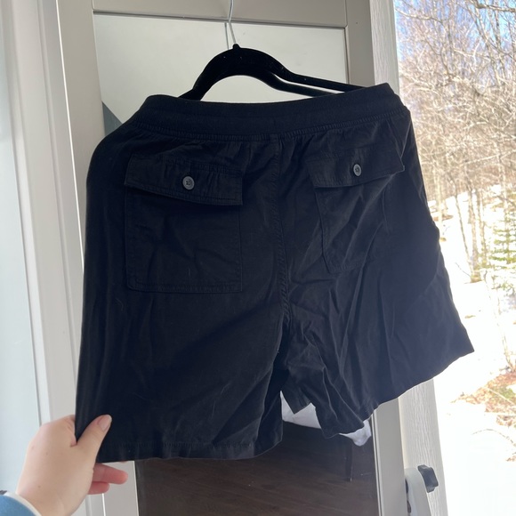 NWT Never Worn Joe Fresh Black Tie Adjustable Shorts - Picture 1 of 5